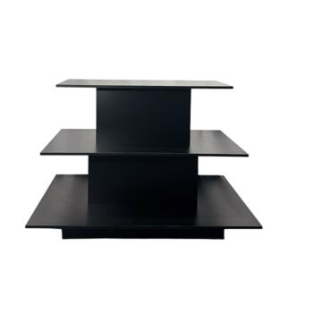 3 TIER BLACK RECTANGULER