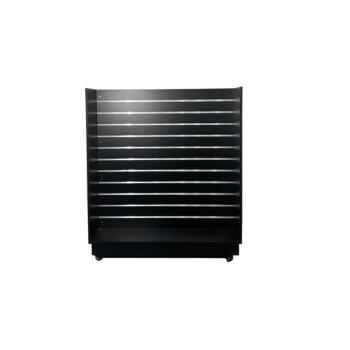 4ft H-Shape Slatwall Gondola Black