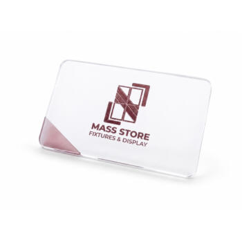 Solid White Plastic Cards Rounded Corners